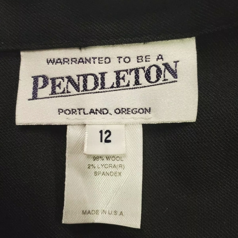 Pendleton Mens Black Button Down Long Sleeve Casua - image 6